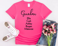 Mothers Day Custom T-Shirt - Grandma