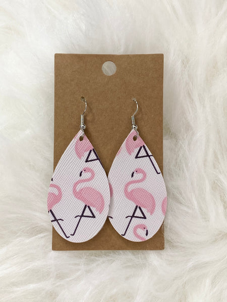Pink Flamingo Earrings